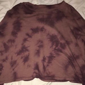Long sleeve tie dye crop top!